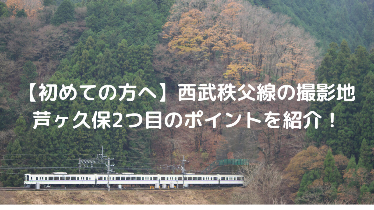 西武秩父線の撮影地 芦ヶ久保